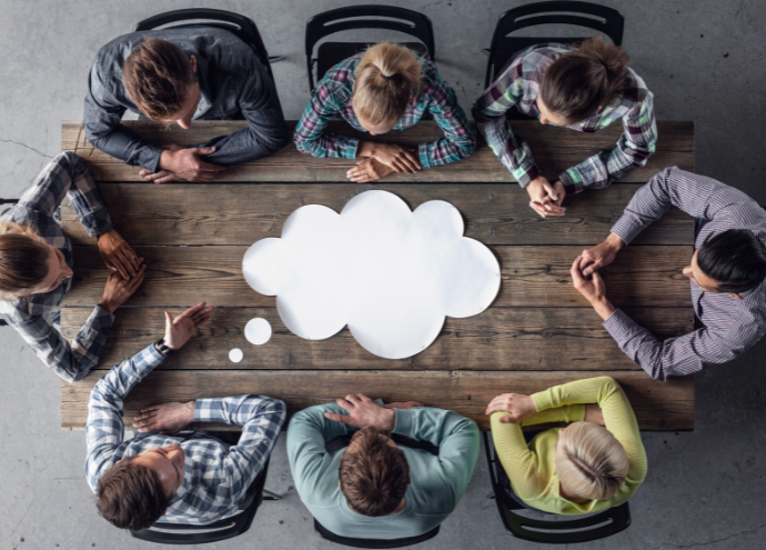 Technician at thermostat